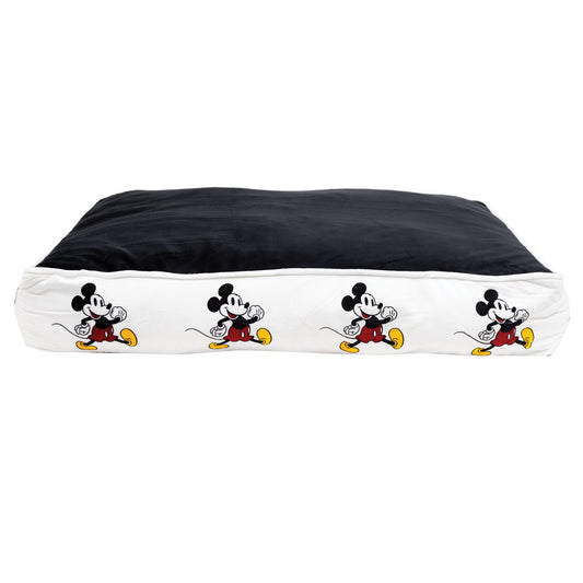 Rectangle Pet Bed - Mickey Mouse Walking Pose White