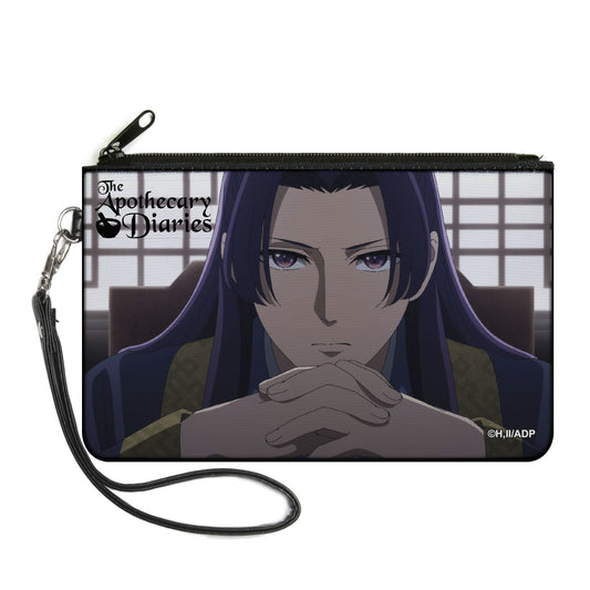 Canvas Zipper Wallet - LARGE - THE APOTHECARY DIARIES Jinshi Pose and Title Logo