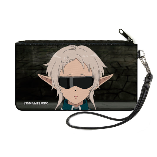 Canvas Zipper Wallet - SMALL - Mushoku Tensei Guard Fitz Pose Grays