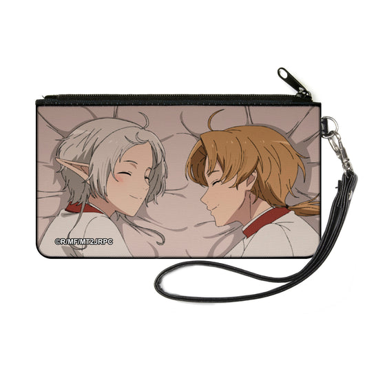 Canvas Zipper Wallet - SMALL - Mushoku Tensei Sylphiette and Rudeus Greyrat Sleeping
