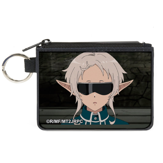 Canvas Zipper Wallet - MINI X-SMALL - Mushoku Tensei Guard Fitz Pose Grays