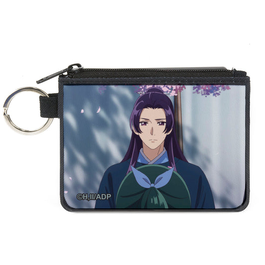 Canvas Zipper Wallet - MINI X-SMALL - The Apothecary Diaries Jinshi Garden Pose