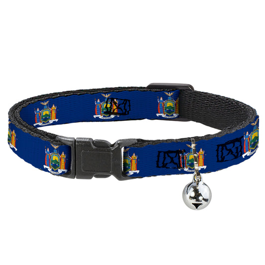 Cat Collar Breakaway - New York Flag Continuous