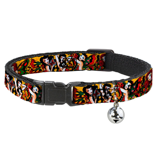 Cat Collar Breakaway - Tattoo Johnny-Butterfly Girl