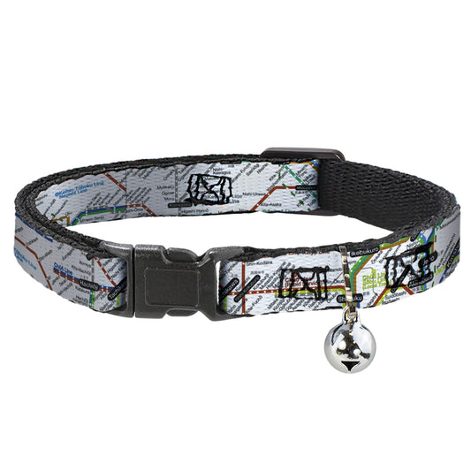 Cat Collar Breakaway - Tokyo Subway
