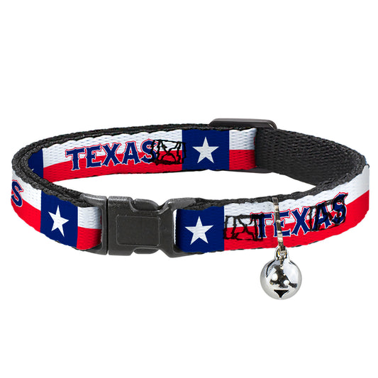 Cat Collar Breakaway - Texas Flag TEXAS