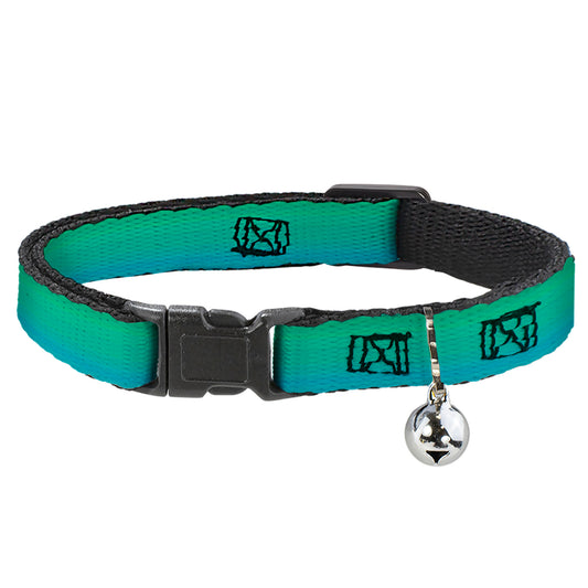 Cat Collar Breakaway - Teal Ombre