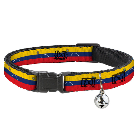 Cat Collar Breakaway - Venezuela Flag Continious Repeat