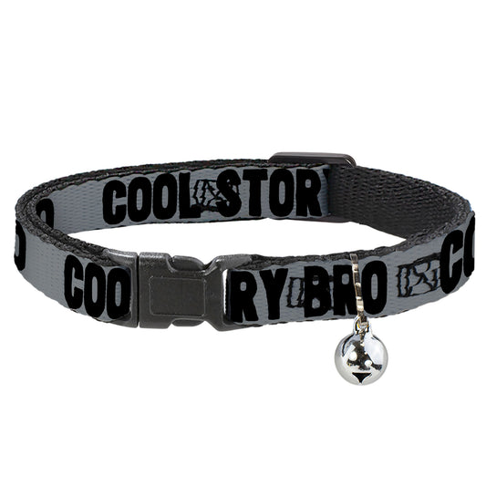Cat Collar Breakaway - COOL STORY BRO Gray Black