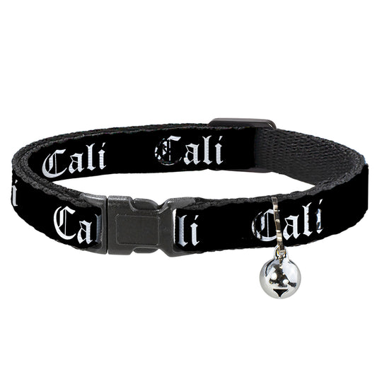 Cat Collar Breakaway - CALI Old English Black White