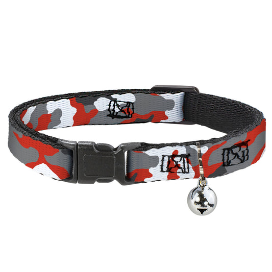 Cat Collar Breakaway - Camo Orange