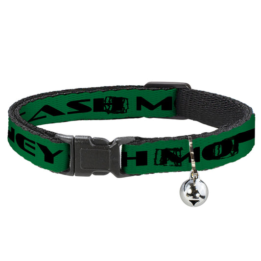 Cat Collar Breakaway - CASH MONEY $ Green Black