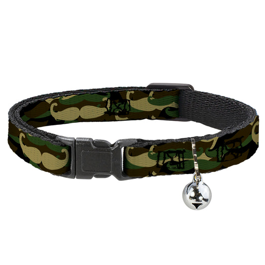 Cat Collar Breakaway - Camo'stache