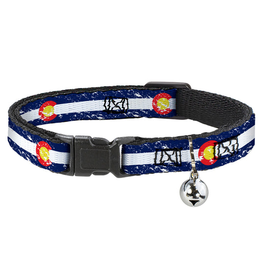 Cat Collar Breakaway - Colorado Flags4 Weathered