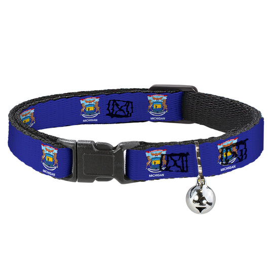 Cat Collar Breakaway - Michigan Flag Continuous