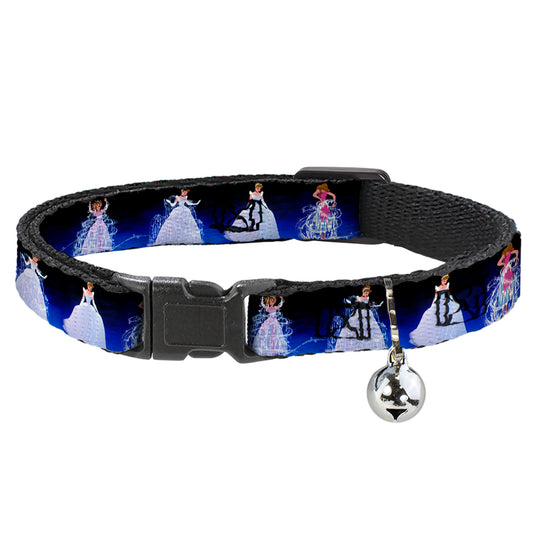 Cat Collar Breakaway - Cinderella Transformation Blue Fade