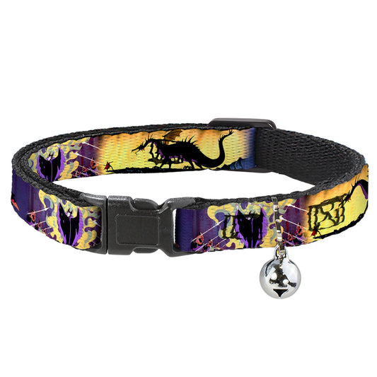 Cat Collar Breakaway - Maleficent Poses