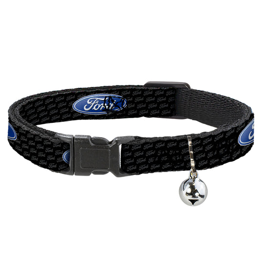 Cat Collar Breakaway - Ford Oval REPEAT w Text
