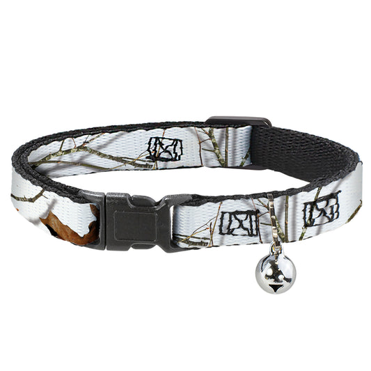 Cat Collar Breakaway - Mossy Oak Country Roots Snowdrift Camo White
