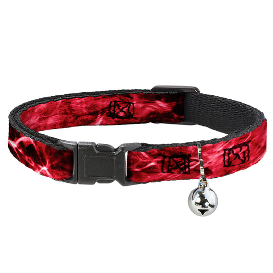 Cat Collar Breakaway - Mossy Oak Elements Crimson Agua Camo Red