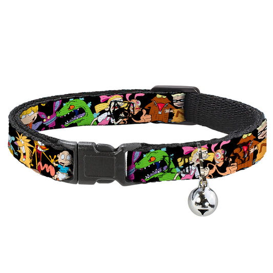 Cat Collar Breakaway - Nick 90's 13-Character Poses Black