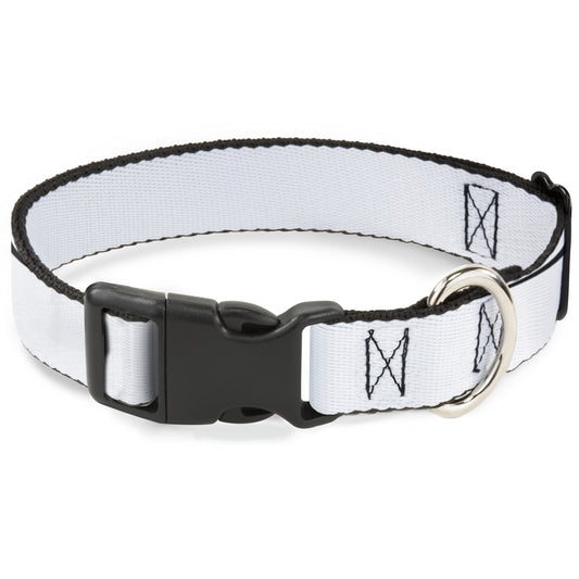 Plastic Clip Collar - White