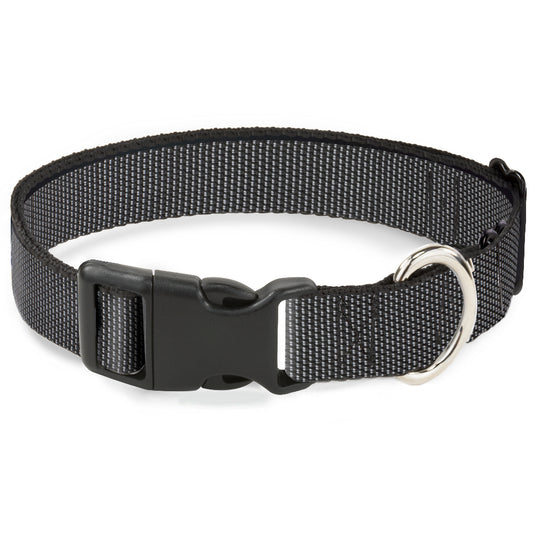 Plastic Clip Collar - Dot Black/White