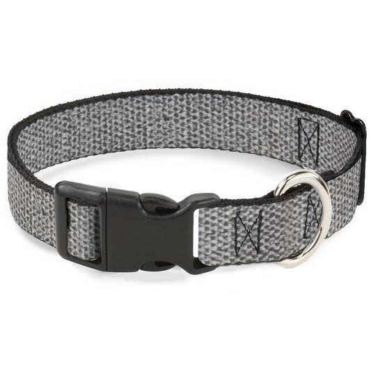 Plastic Clip Collar - Metallic Silver