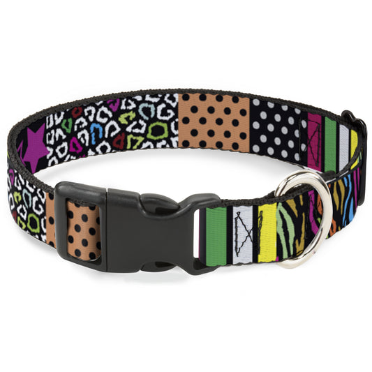 Plastic Clip Collar - Animal Skins & Stripes 1