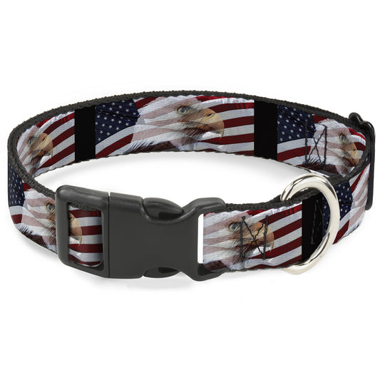 Plastic Clip Collar - American Eagle Flags