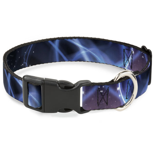 Plastic Clip Collar - Galaxy Swirl/Shining Stars