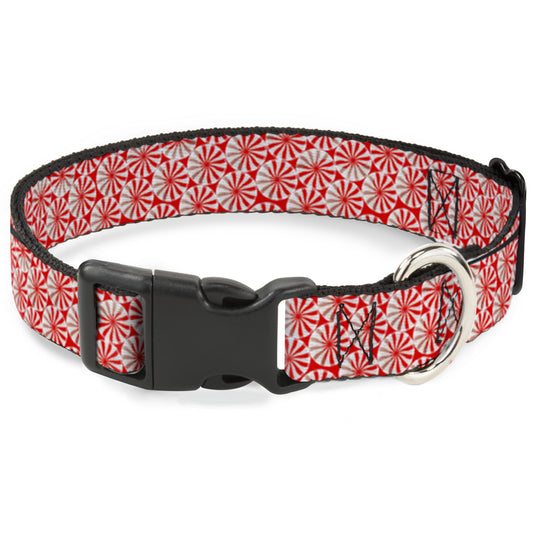Plastic Clip Collar - Peppermint Candies