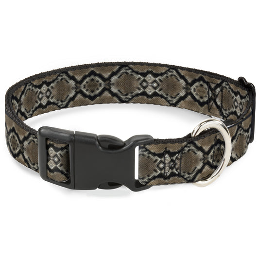 Plastic Clip Collar - Snake Skin 1