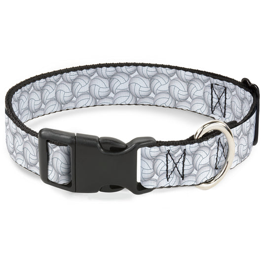 Plastic Clip Collar - Volleyballs Stacked