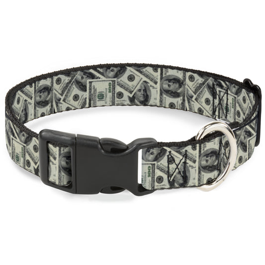 Plastic Clip Collar - Benjamins2 Stacked