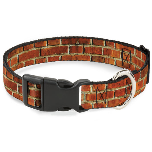 Plastic Clip Collar - Brick Wall