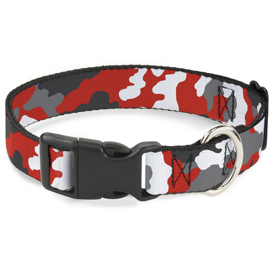 Plastic Clip Collar - Camo Orange