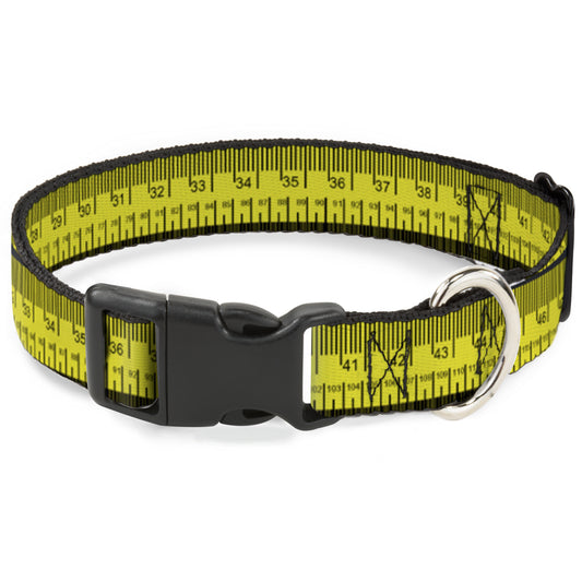 Plastic Clip Collar - Measuring Tape Inches + Centimeters