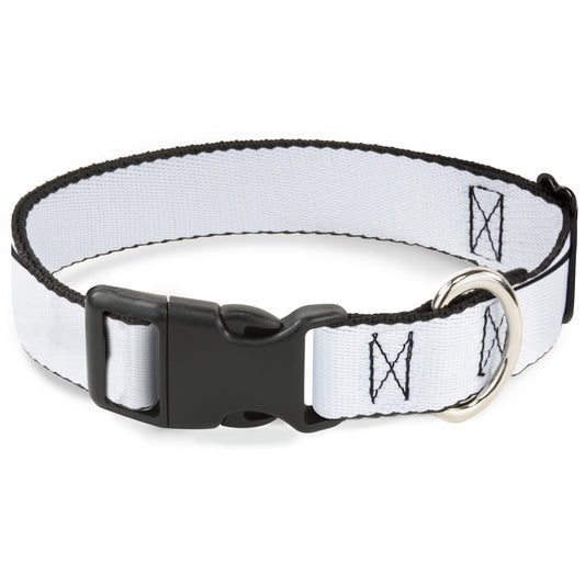 Plastic Clip Collar - Paisley Black/Neon Pink