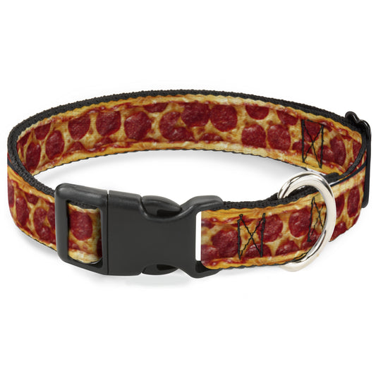 Plastic Clip Collar - Pepperoni Pizza w/Crust Vivid