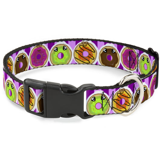 Plastic Clip Collar - Sprinkle Donut Expressions Pink