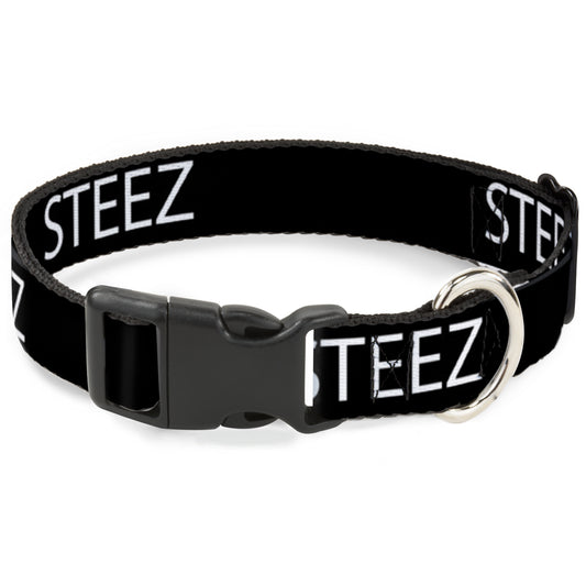 Plastic Clip Collar - STEEZ 3-D Black/White