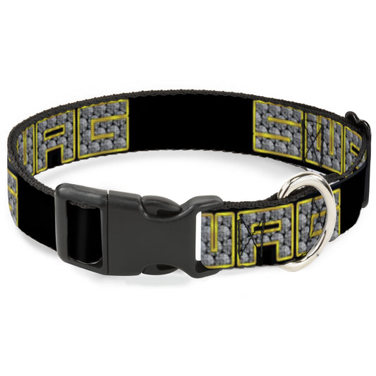 Plastic Clip Collar - SWAG Black/Bling
