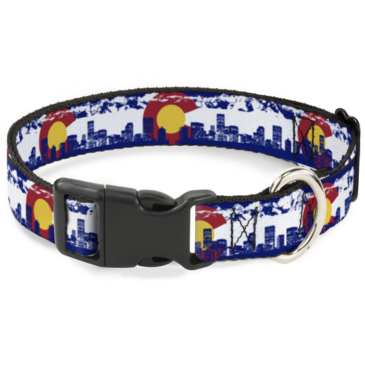 Plastic Clip Collar - Colorado Skyline/Mountains