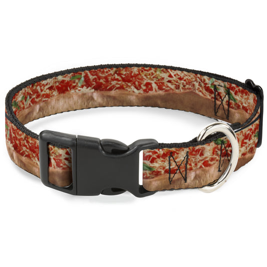 Plastic Clip Collar - Chicago Style Pizza Vivid