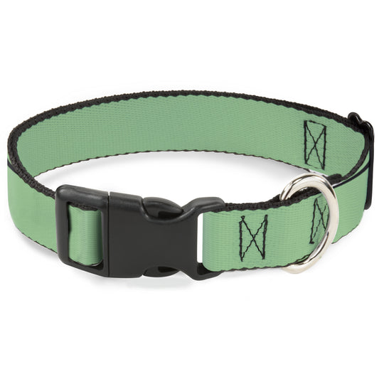 Plastic Clip Collar - Solid Rainforest Green