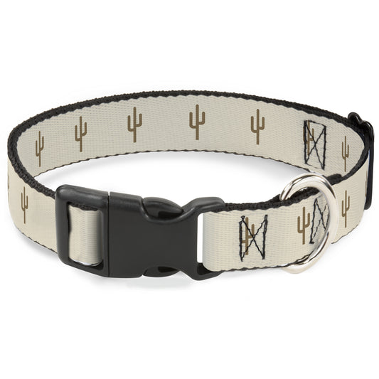 Plastic Clip Collar - Cacti2 Tans