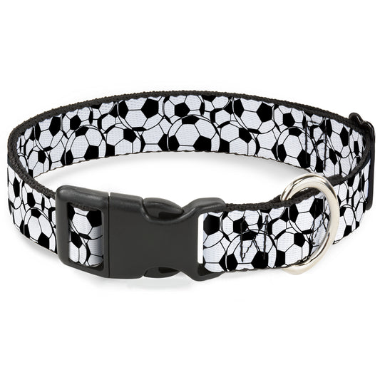 Plastic Clip Collar - Soccer Balls Stacked