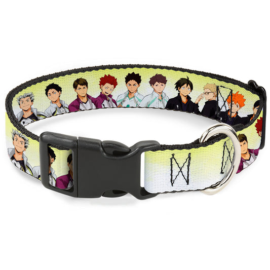 Plastic Clip Collar - Haikyu Six Volleyball Team Player Pairs Line Up Yellows