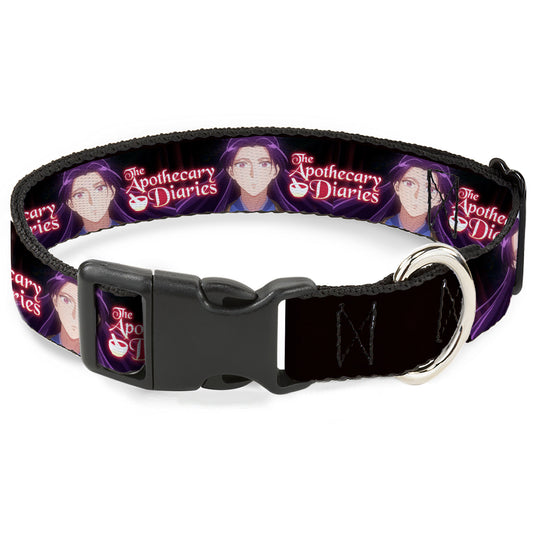 Plastic Clip Collar - THE APOTHECARY DIARIES Jinshi Pose and Title Logo Black